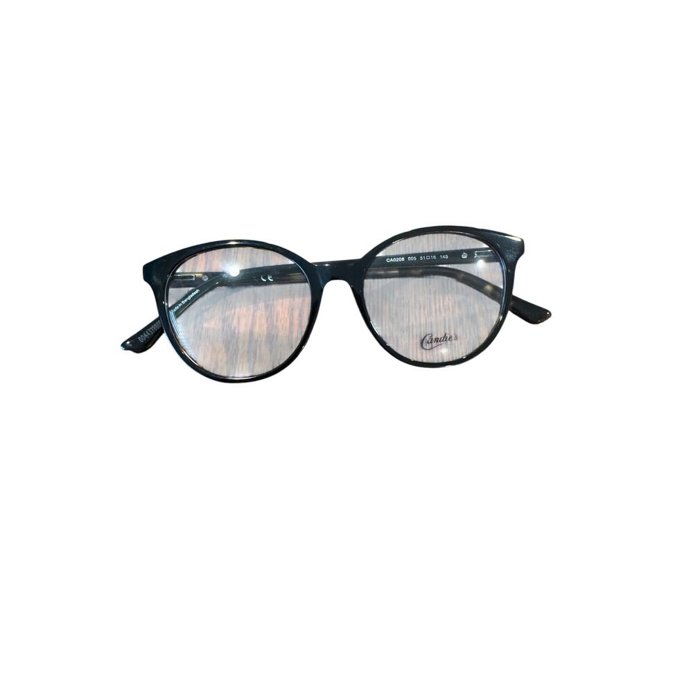 NEW Candies CA0208 rounded tortoiseshell black glasses